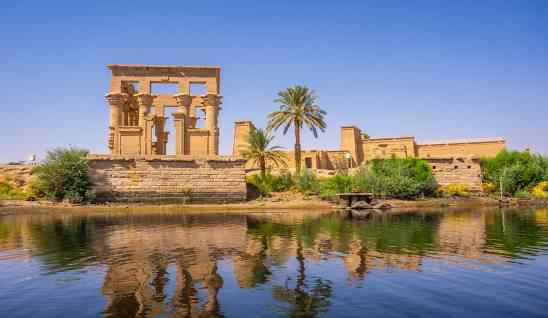 Day 3 Arrive Aswan,the high dam,Philae island temple&Nile cruise